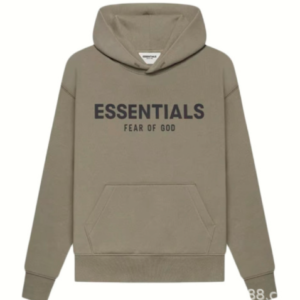 Essentails Taupe Hoodie – Kids