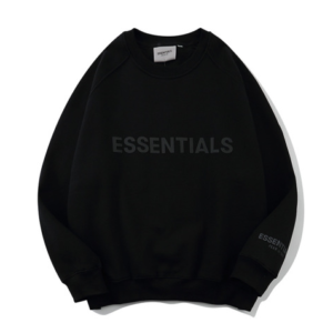 Essentials Black CrewNeck