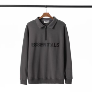 Essentials Grey Colar Sweatshirt