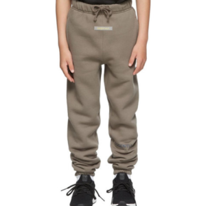 Essentials Taupe Sweatpants For Kids