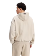 Fear of God Essentials Hoodie Silver Cloud