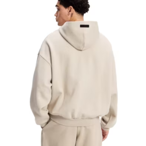 Fear of God Essentials Hoodie Silver Cloud