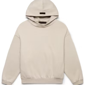 Fear of God Essentials Hoodie Silver Cloud