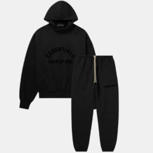 Fear of God Essentials Jet Black Tracksuit