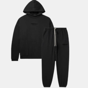 Fear of God Essentials Jet Black Tracksuit