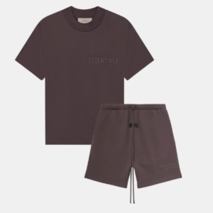 Fear of God Essentials Short Set Plum